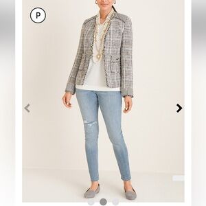 Chico’s Destructed Pull-On Jeggings